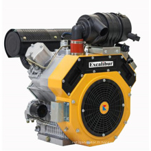 Jiangsu Excalibur SV292F 25HP V Twin Diesel Engine Cylindre High Sort Diesel Moteur Motores Motores Diesel